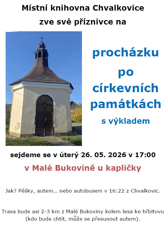 Procházka po&nbsp;církevních památkách s&nbsp;výkladem
